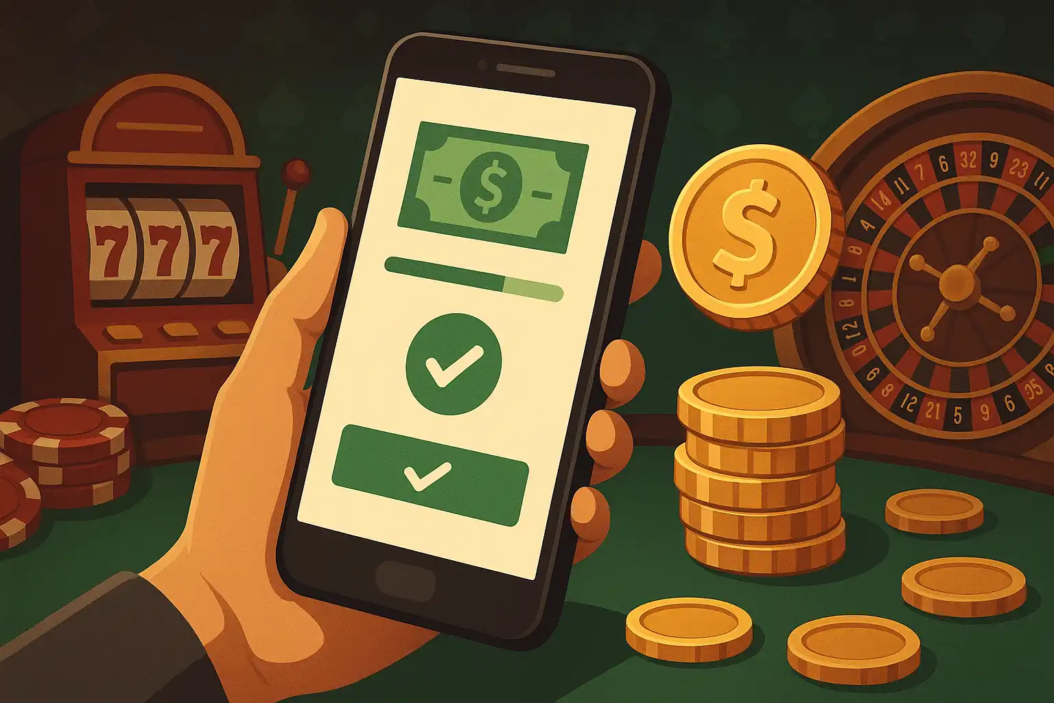 Retiros inmediatos en casinos